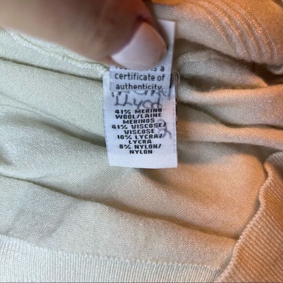 Diane von Furstenberg Benni Ruffled Merino Pullover Sweater - Picture 14 of 14